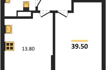 Фото №1: 1-комнатная квартира 39 м², 5/16 эт. - Краснодар, мкр. Догма Парк, ул. Марины Цветаевой, 35