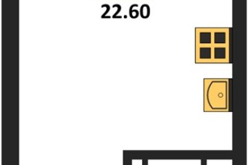 Фото №1: Студия 22 м², 9/16 эт. - Краснодар, мкр. Догма Парк, ул. Марины Цветаевой, 35