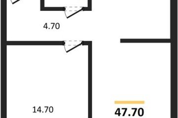 Фото №1: 1-комнатная квартира 47 м², 15/16 эт. - Краснодар, мкр. Догма Парк, ул. Марины Цветаевой, 35