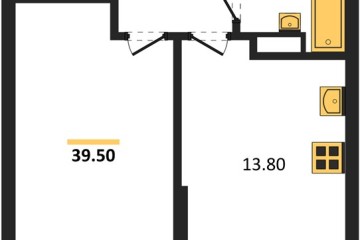 Фото №1: 1-комнатная квартира 39 м², 4/16 эт. - Краснодар, мкр. Догма Парк, ул. Марины Цветаевой, 35