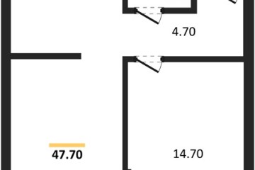 Фото №1: 1-комнатная квартира 47 м², 13/16 эт. - Краснодар, мкр. Догма Парк, ул. Марины Цветаевой, 35