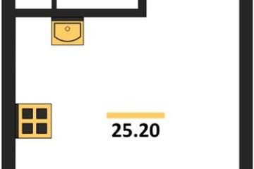 Фото №1: Студия 24 м², 16/16 эт. - Краснодар, мкр. Догма Парк, ул. Марины Цветаевой, 36