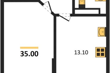 Фото №1: 1-комнатная квартира 35 м², 15/16 эт. - Краснодар, мкр. Догма Парк, ул. Марины Цветаевой, 36