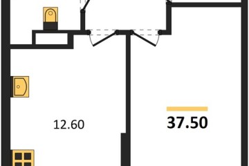 Фото №1: 1-комнатная квартира 37 м², 5/16 эт. - Краснодар, мкр. Догма Парк, ул. Марины Цветаевой, 36