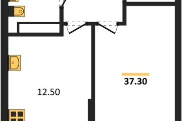Фото №1: 1-комнатная квартира 37 м², 10/16 эт. - Краснодар, мкр. Догма Парк, ул. Марины Цветаевой, 36