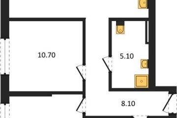 Фото №1: 2-комнатная квартира 68 м², 2/18 эт. - Краснодар, мкр. квартал Самолёт 7,