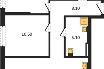 Фото №1: 2-комнатная квартира 68 м², 2/18 эт. - Краснодар, мкр. квартал Самолёт 7,