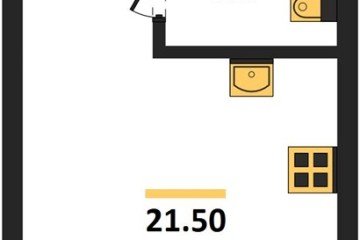 Фото №1: Студия 21 м², 15/18 эт. - Краснодар, мкр. квартал Самолёт 7,