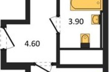 Фото №1: 1-комнатная квартира 42 м², 8/18 эт. - Краснодар, мкр. квартал Самолёт 7,