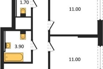 Фото №1: 3-комнатная квартира 77 м², 6/18 эт. - Краснодар, мкр. квартал Самолёт 7,