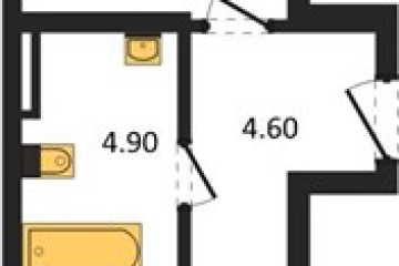 Фото №1: 1-комнатная квартира 43 м², 2/18 эт. - Краснодар, мкр. квартал Самолёт 7,