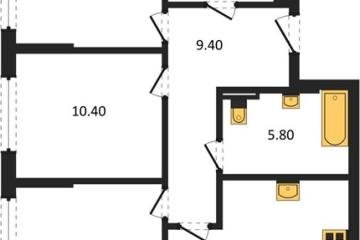 Фото №1: 3-комнатная квартира 75 м², 7/18 эт. - Краснодар, мкр. квартал Самолёт 7,