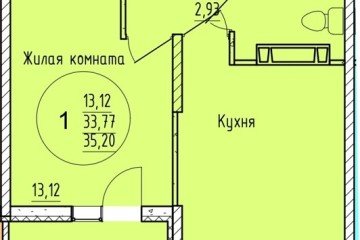 Фото №1: 1-комнатная квартира 35 м², 11/16 эт. - Краснодар, мкр. Карасунский внутригородской округ,