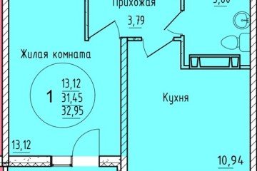Фото №1: 1-комнатная квартира 32 м², 8/16 эт. - Краснодар, мкр. Карасунский внутригородской округ,