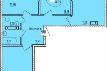 Фото №1: 3-комнатная квартира 74 м², 12/19 эт. - Краснодар, мкр. Карасунский внутригородской округ,