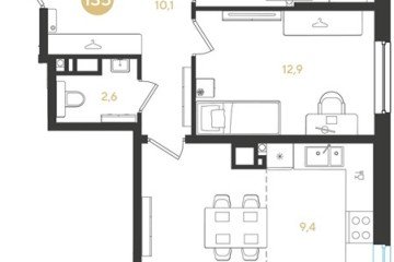 Фото №1: 2-комнатная квартира 74 м², 10/18 эт. - Краснодар, мкр. Прикубанский внутригородской округ,