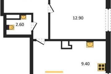 Фото №1: 2-комнатная квартира 74 м², 11/18 эт. - Краснодар, мкр. Прикубанский внутригородской округ,