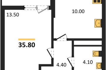 Фото №1: 1-комнатная квартира 35 м², 16/18 эт. - Краснодар, мкр. Прикубанский внутригородской округ,