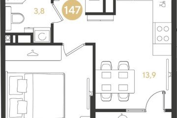 Фото №1: 1-комнатная квартира 39 м², 4/18 эт. - Краснодар, мкр. Прикубанский внутригородской округ,