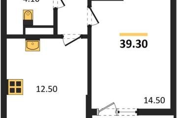 Фото №1: 1-комнатная квартира 39 м², 7/18 эт. - Краснодар, мкр. Прикубанский внутригородской округ,