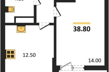 Фото №1: 1-комнатная квартира 38 м², 4/18 эт. - Краснодар, мкр. Прикубанский внутригородской округ,
