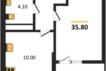Фото №1: 1-комнатная квартира 35 м², 9/18 эт. - Краснодар, мкр. Прикубанский внутригородской округ,