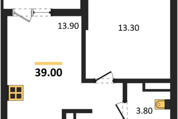 Фото №1: 1-комнатная квартира 39 м², 11/18 эт. - Краснодар, мкр. Прикубанский внутригородской округ,
