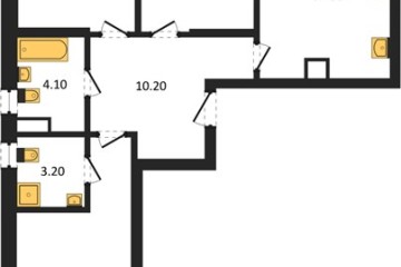 Фото №1: 3-комнатная квартира 82 м², 5/9 эт. - Краснодар, мкр. Прикубанский внутригородской округ,