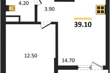 Фото №1: 1-комнатная квартира 39 м², 6/9 эт. - Краснодар, мкр. Прикубанский внутригородской округ,