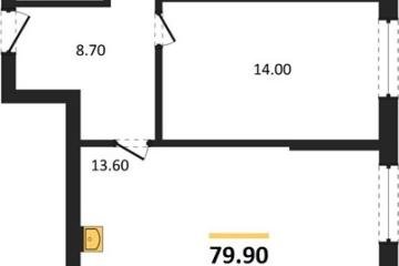 Фото №1: 2-комнатная квартира 79 м², 2/9 эт. - Краснодар, мкр. Прикубанский внутригородской округ,
