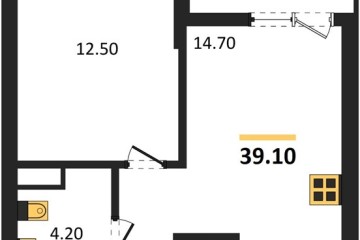 Фото №1: 1-комнатная квартира 39 м², 7/9 эт. - Краснодар, мкр. Прикубанский внутригородской округ,