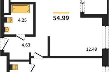 Фото №1: 2-комнатная квартира 56 м², 14/16 эт. - Краснодар, мкр. жилой квартал Патрики,