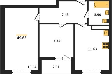Фото №1: 2-комнатная квартира 49 м², 6/18 эт. - Краснодар, мкр. жилой комплекс Архитектор,