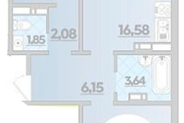 Фото №1: 2-комнатная квартира 60 м², 7/9 эт. - Крымск, мкр. Надежда,