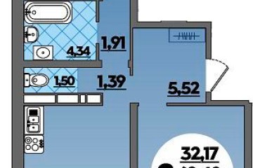 Фото №1: 2-комнатная квартира 64 м², 2/12 эт. - Майкоп, ул. Михайлова, 7