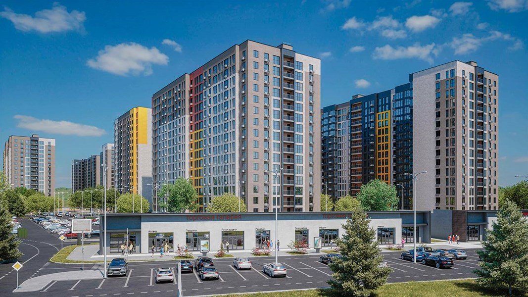 Фото №2: 2-комнатная квартира 55&nbsp;м², 8/16&nbsp;эт. - Яблоновский, мкр. ЖК Мегасити