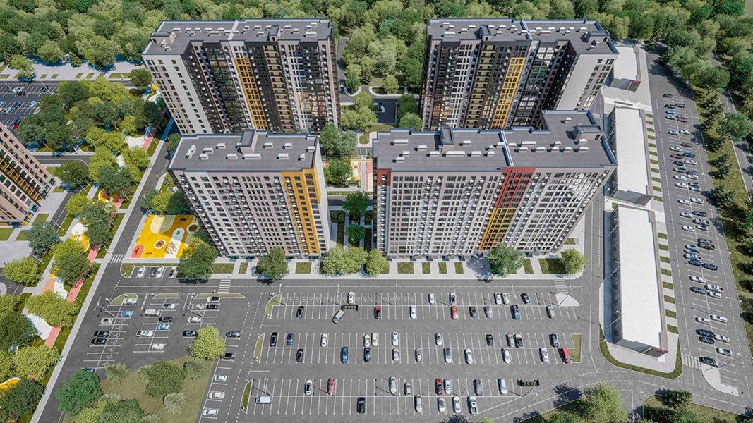 Фото №4: 2-комнатная квартира 54&nbsp;м², 2/16&nbsp;эт. - Яблоновский, мкр. ЖК Мегасити