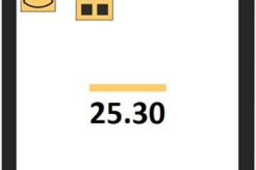 Фото №1: Студия 25 м², 3/16 эт. - Яблоновский, мкр. ЖК Мегасити,
