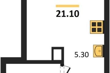 Фото №1: Студия 21 м², 17/18 эт. - Краснодар, мкр. ЖК Грейд,