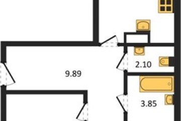 Фото №1: 2-комнатная квартира 60 м², 5/18 эт. - Краснодар, мкр. ЖК Тёплые Края,