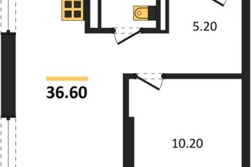 Фото №1: 1-комнатная квартира 36 м², 9/18 эт. - Краснодар, мкр. ЖК Грейд,