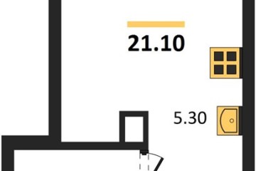 Фото №1: Студия 21 м², 14/18 эт. - Краснодар, мкр. ЖК Грейд,