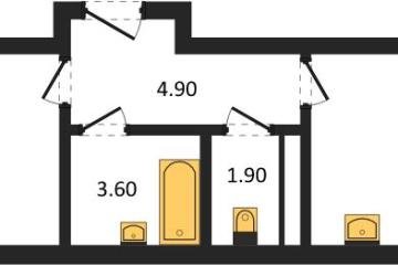 Фото №1: 1-комнатная квартира 41 м², 3/3 эт. - Берёзовый, мкр. жилой комплекс Нова Вита, ул. имени А.Н. Лодыгина, 6лит11