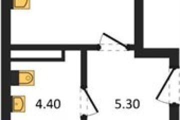 Фото №1: 1-комнатная квартира 43 м², 2/3 эт. - Берёзовый, мкр. жилой комплекс Нова Вита, ул. имени А.Н. Лодыгина, 6лит11