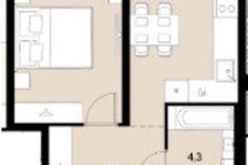 Фото №1: 1-комнатная квартира 34 м², 2/16 эт. - Краснодар, мкр. ЖК Грейд,