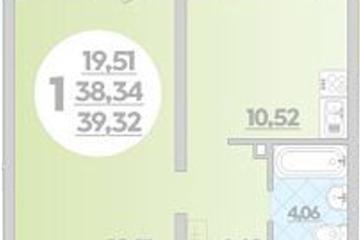 Фото №1: 1-комнатная квартира 39 м², 1/9 эт. - Майкоп,