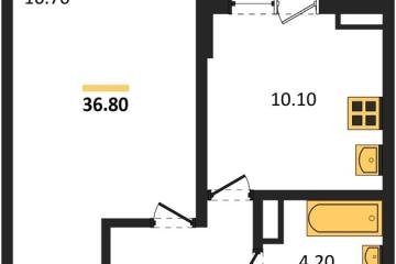 Фото №1: 1-комнатная квартира 36 м², 11/18 эт. - Краснодар, мкр. ЖК Парк у Дома, ул. Героев-Разведчиков, 11к2