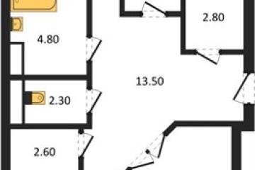 Фото №1: 3-комнатная квартира 89 м², 1/18 эт. - Краснодар, мкр. ЖК Парк у Дома, ул. Героев-Разведчиков, 11к2