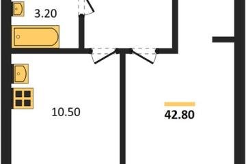 Фото №1: 1-комнатная квартира 42 м², 10/18 эт. - Краснодар, мкр. ЖК Парк у Дома, ул. Героев-Разведчиков, 11к2