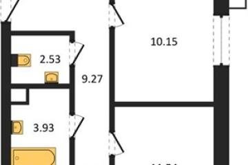 Фото №1: 3-комнатная квартира 73 м², 2/18 эт. - Знаменский, мкр. Родные Просторы,